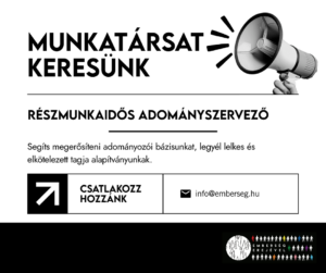 Adományszervező munkatársat keresünk